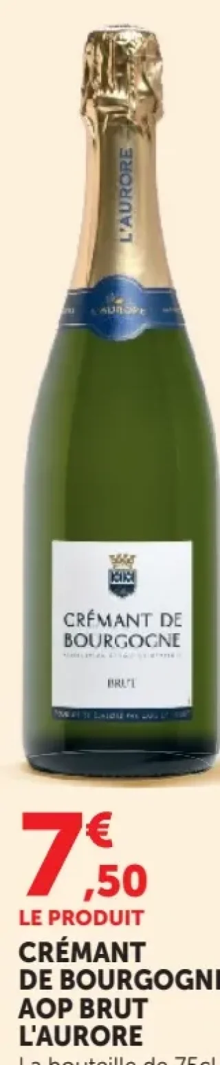 L'Aurore Crémant de Bourgogne AOP Brut