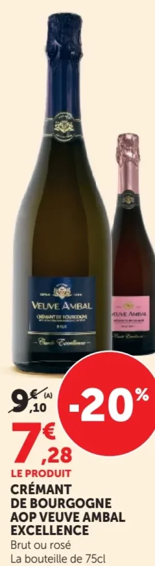 Veuve Ambal Excellence Crémant de Bourgogne AOP