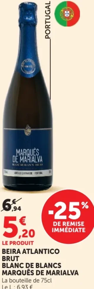 Marquês de Marialva Beira Atlantico Brut Blanc de Blancs