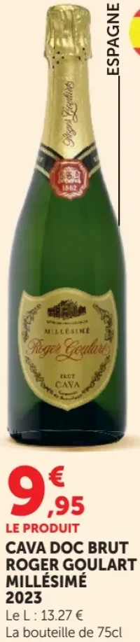 Roger Goulart Cava Doc Brut Millésimé 2023