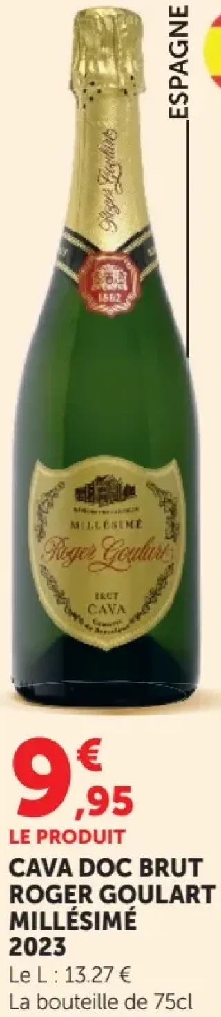 Roger Goulart Cava Doc Brut Millésimé 2023