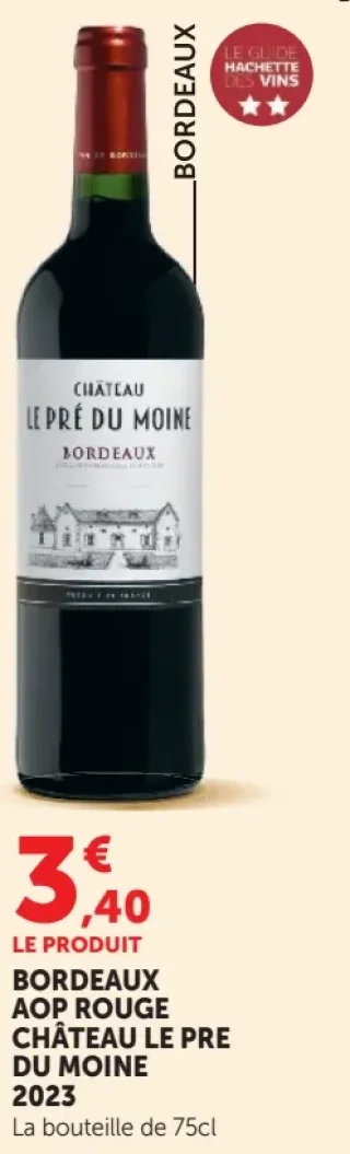 Château Le Pré du Moine 2023 Bordeaux AOP Rouge
