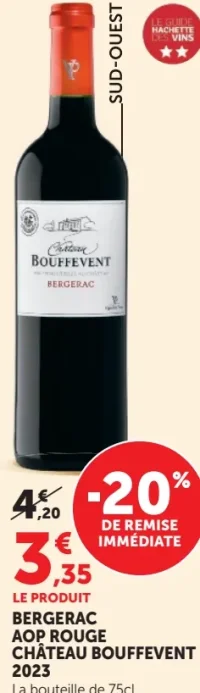 Bergerac AOP Rouge Château Bouffevent