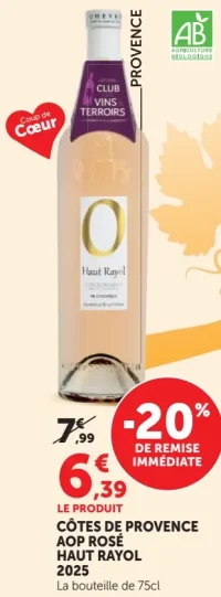 Haut Rayol Côtes de Provence AOP Rosé 2025