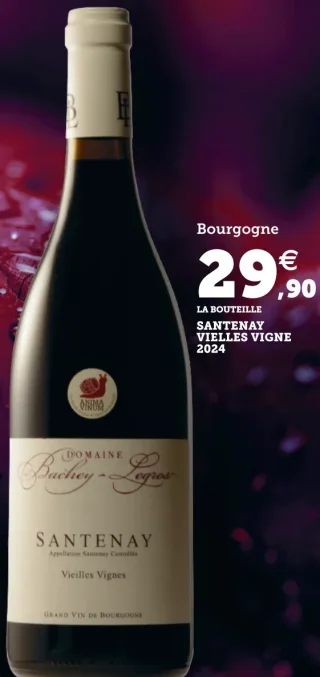 Santenay Vieilles Vignes Domaine Bachey-Legros