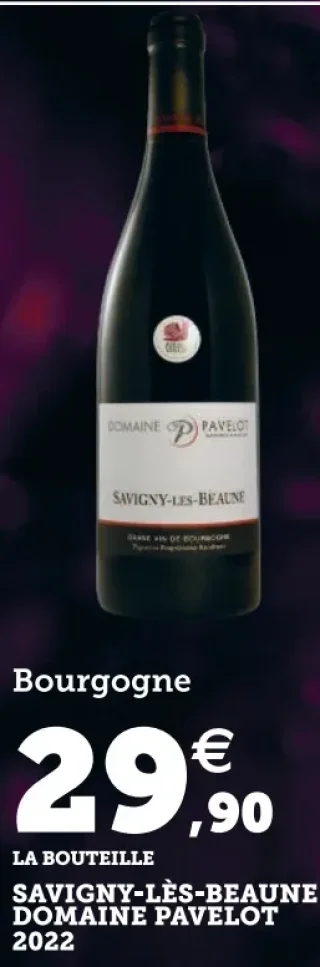 Bourgogne Savigny-lès-Beaune Domaine Pavelot 2022