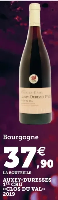 Bourgogne Auxey-Duresses 1er Cru «Clos du Val» 2019 Prunier-Damy