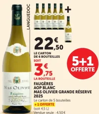 Mas Olivier Grande Réserve Faugères AOP Blanc