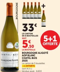 Chatel-Buis Bourgogne Aligoté AOP Blanc