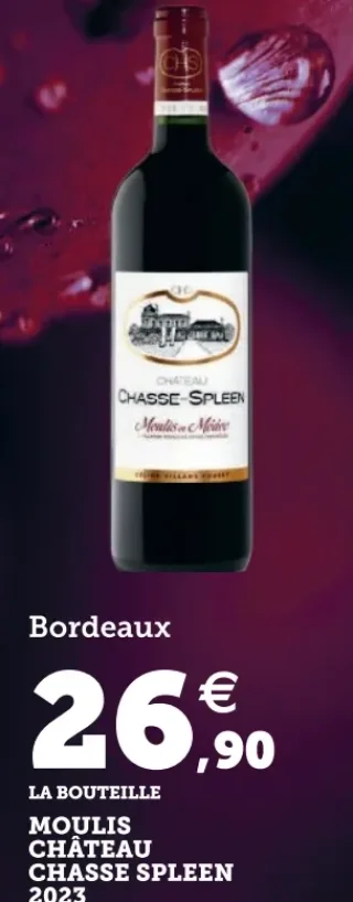 Bordeaux Moulis Château Chasse Spleen 2023