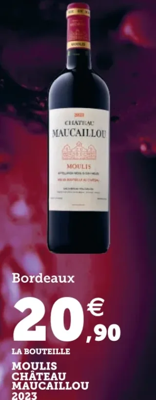 Bordeaux Moulis Château Maucaillou 2023