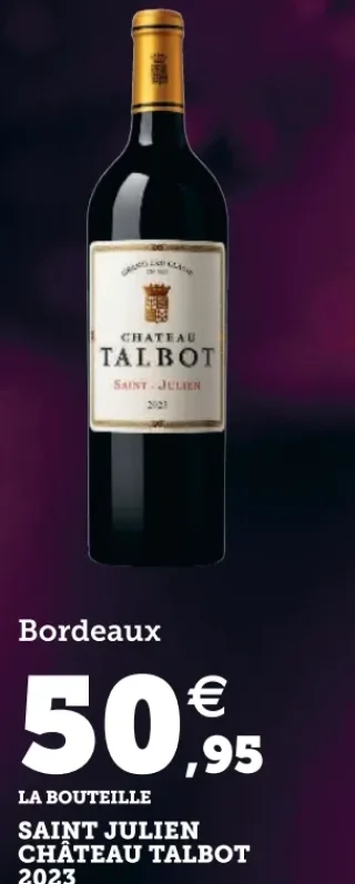 Bordeaux Saint Julien Château Talbot 2023