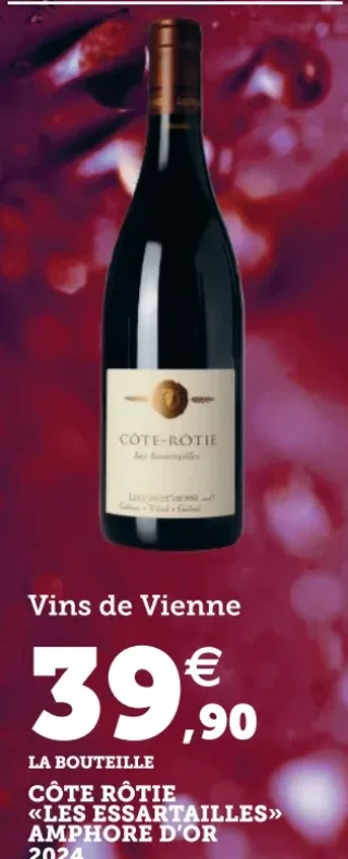 Vins de Vienne Côte-Rôtie «Les Essartailles» Amphore d'Or 2024