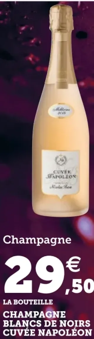 Champagne Blancs de Noirs Cuvée Napoléon Nicolas Bass