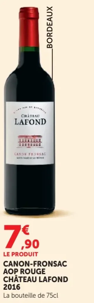 Château Lafond Canon-Fronsac AOP Rouge 2016