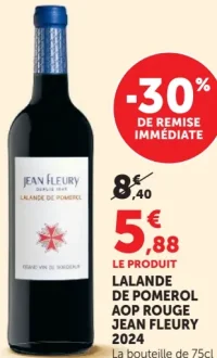 Lalande de Pomerol AOP Rouge Jean Fleury 2024