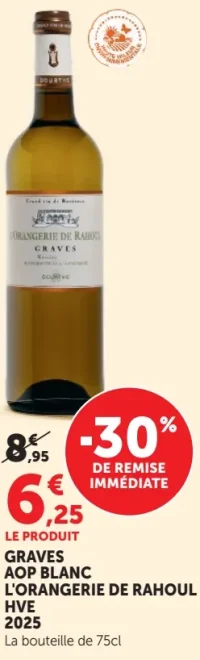 Graves AOP Blanc L'Orangerie de Rahoul HVE 2025