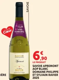 SAVOIE APREMONT AOP BLANC DOMAINE PHILIPPE ET SYLVAIN RAVIER 2025