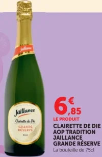 Clairette de Die AOP Tradition Jaillance Grande Réserve