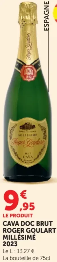 Cava DOC Brut Roger Goulart Millésimé 2023