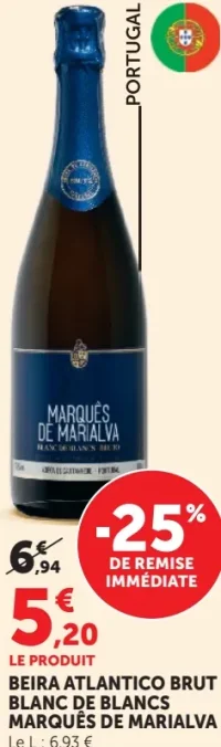 Beira Atlantico Brut Blanc de Blancs Marquês de Marialva