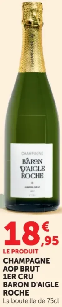 Champagne AOP Brut 1er Cru Baron d'Aigle Roche