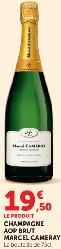 CHAMPAGNE AOP BRUT MARCEL CAMERAY