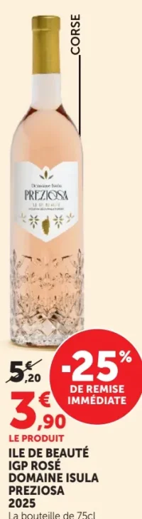 Ile de Beauté IGP Rosé Domaine Isula Preziosa 2025