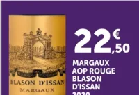 Margaux AOP Rouge Blason D'Issan 2020