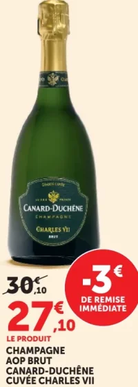 CHAMPAGNE AOP BRUT CANARD-DUCHÊNE CUVÉE CHARLES VII