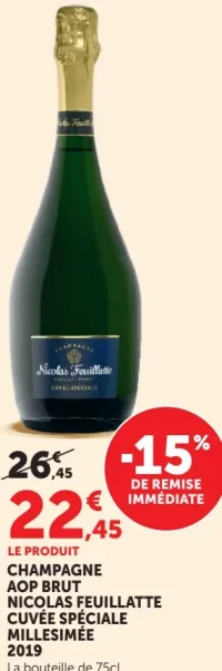 Champagne AOP Brut Nicolas Feuillatte Cuvée Spéciale Millésimée 2019