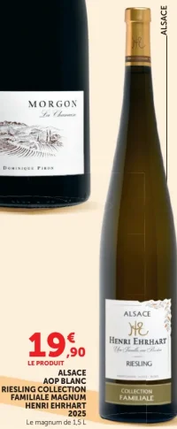 ALSACE AOP BLANC RIESLING COLLECTION FAMILIALE MAGNUM HENRI EHRHART 2025