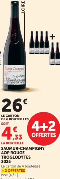 Vin rouge Saumur-Champigny AOP Troglodytes 2025