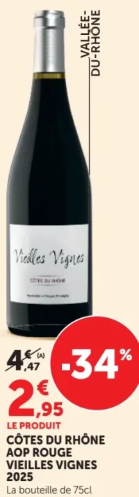 Vieilles Vignes Côtes du Rhône AOP Rouge 2025
