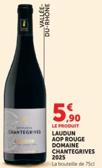 LAUDUN AOP ROUGE DOMAINE CHANTEGRIVES 2025