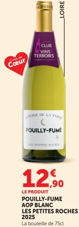 Pouilly-Fume AOP Blanc Les Petites Roches