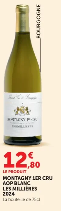MONTAGNY 1ER CRU AOP BLANC LES MILLIÈRES 2024