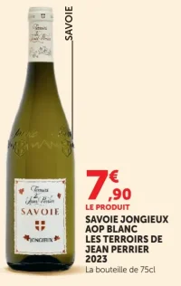 Savoie Jongieux AOP Blanc Les Terroirs de Jean Perrier 2023