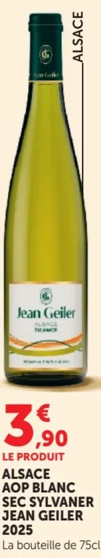 Alsace AOP Blanc Sec Sylvaner Jean Geiler 2025