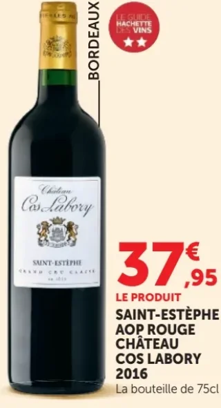 Château Cos Labory Saint-Estèphe AOP Rouge 2016