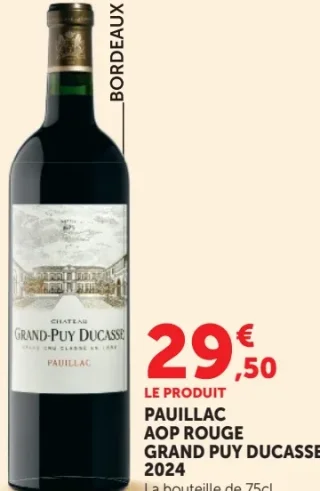 Grand Puy Ducasse Pauillac AOP Rouge 2024