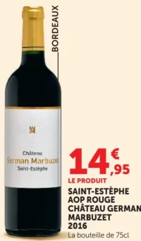 Château German Marbuzet Saint-Estèphe AOP Rouge 2016