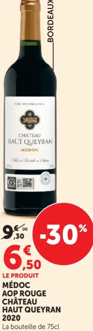Château Haut Queyran 2020 Médoc AOP Rouge