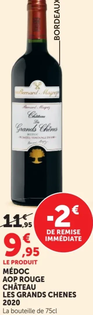 Château Les Grands Chenes 2020 Médoc AOP Rouge