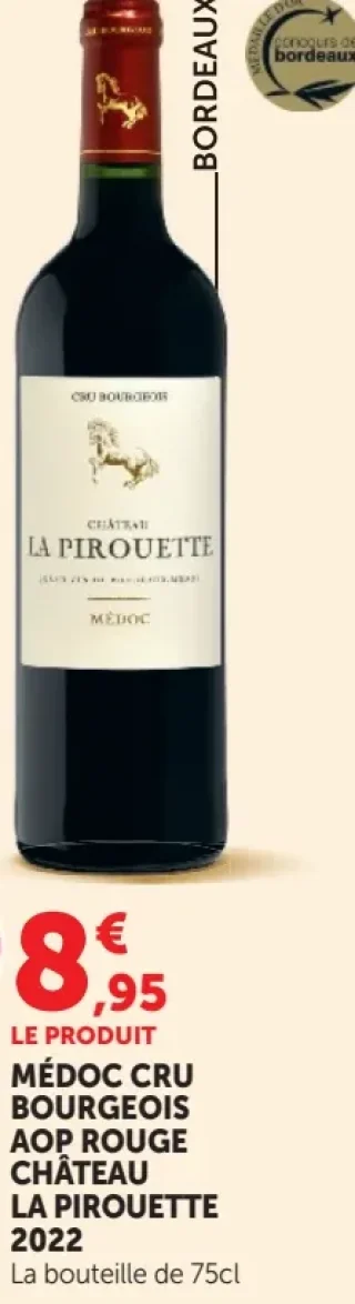 Château La Pirouette 2022 Médoc Cru Bourgeois AOP Rouge