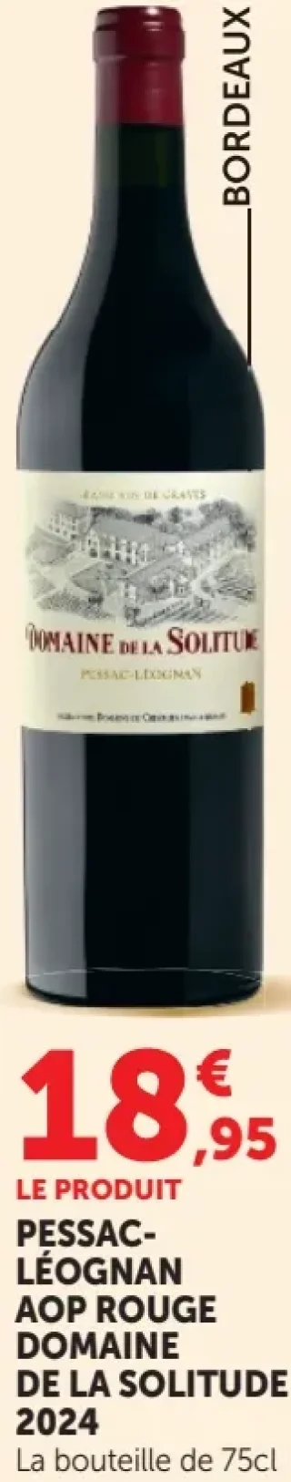 Domaine de la Solitude 2024 Pessac-Léognan AOP Rouge