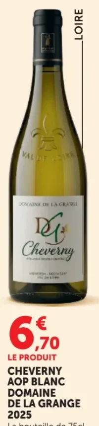 Cheverny AOP Blanc Domaine de la Grange 2025