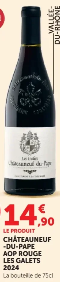 CHÂTEAUNEUF-DU-PAPE AOP ROUGE LES GALETS 2024