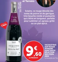 Vacqueyras AOP Rouge Domaine Saint Roch Sélection des Steph 2024