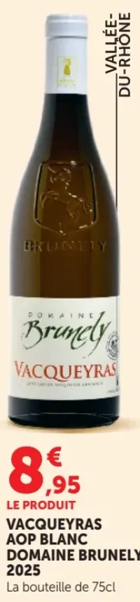 Domaine Brunely Vacqueyras AOP Blanc 2025